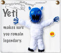 Yeti String Doll Keychain