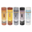 Crystal Energy Pendant Candle: PROTECTION - INDIAN AGATE