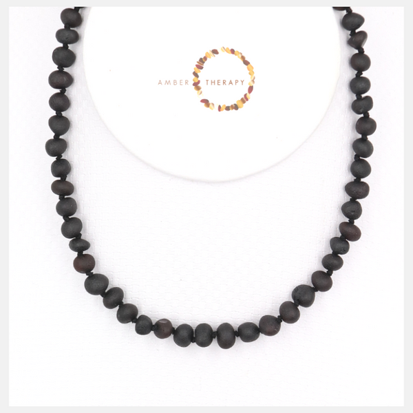 Adult Raw Cherry Amber Necklace