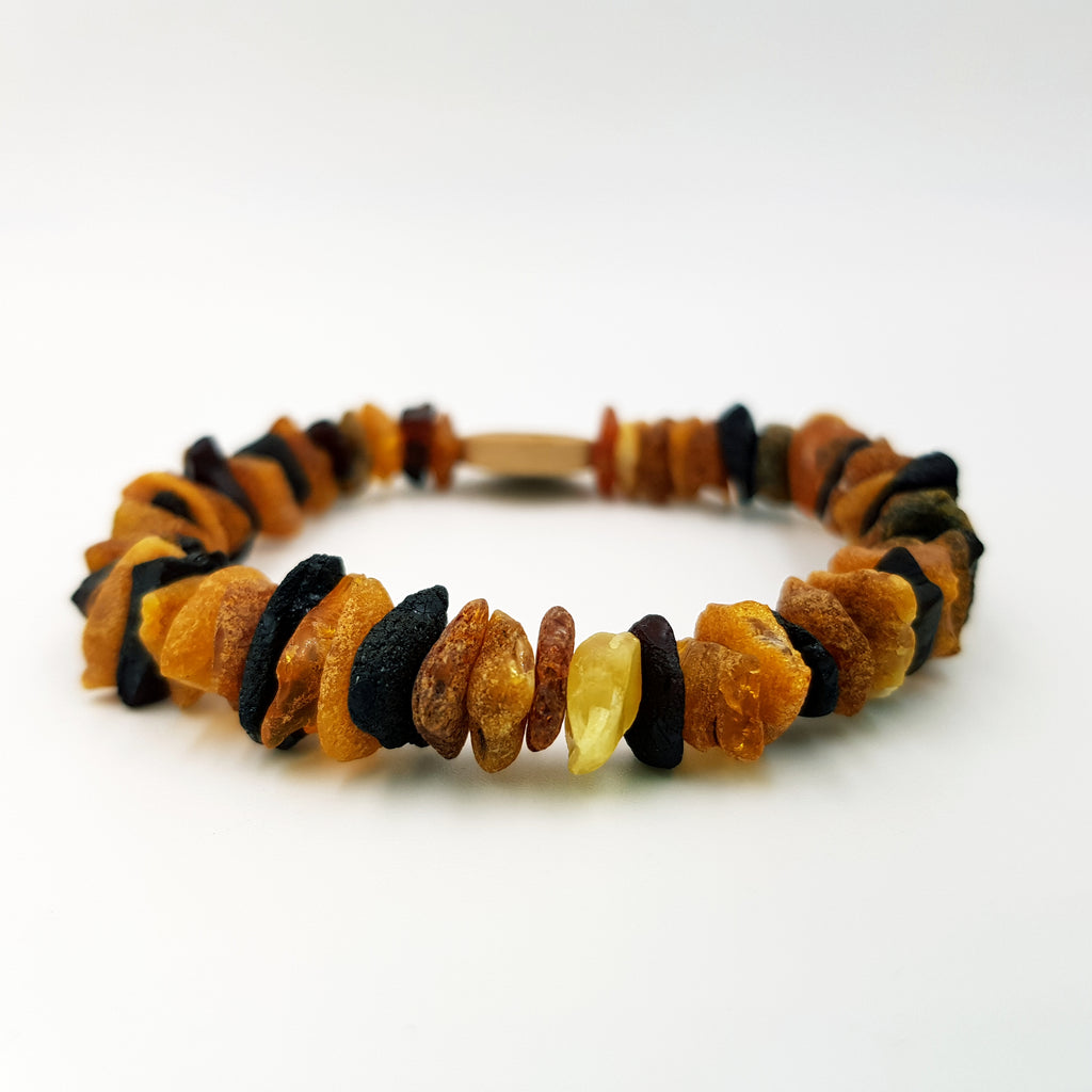 Small Cat Multi Amber Collar