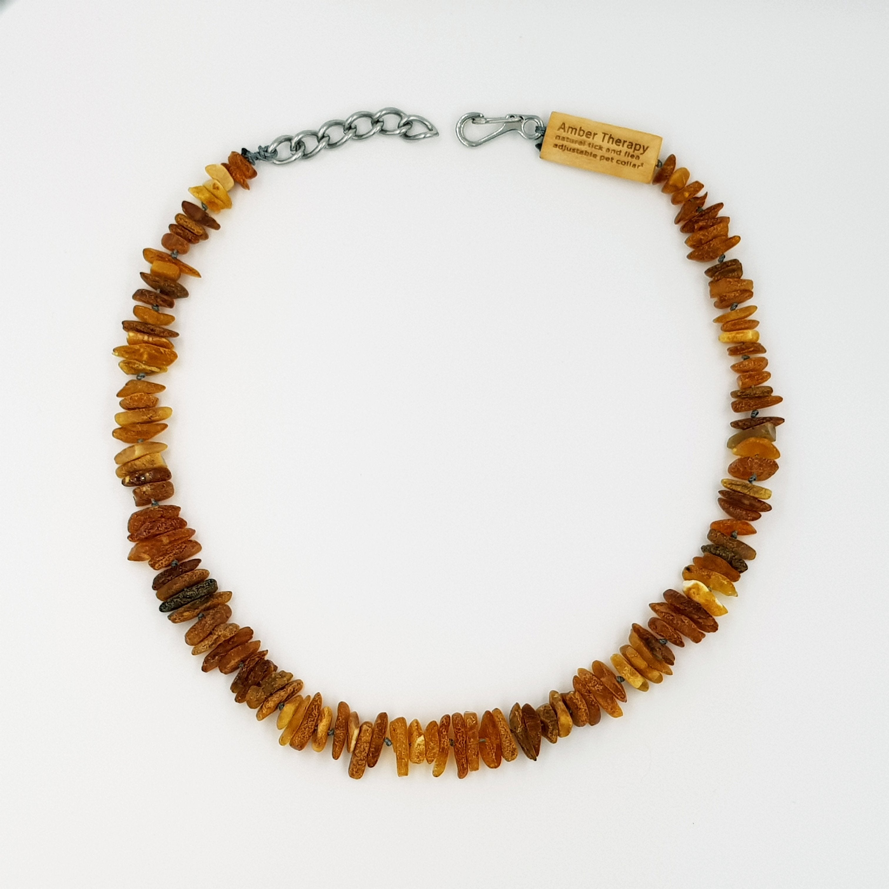 Large Dog Toffee Amber Collar (Amber Therapy)
