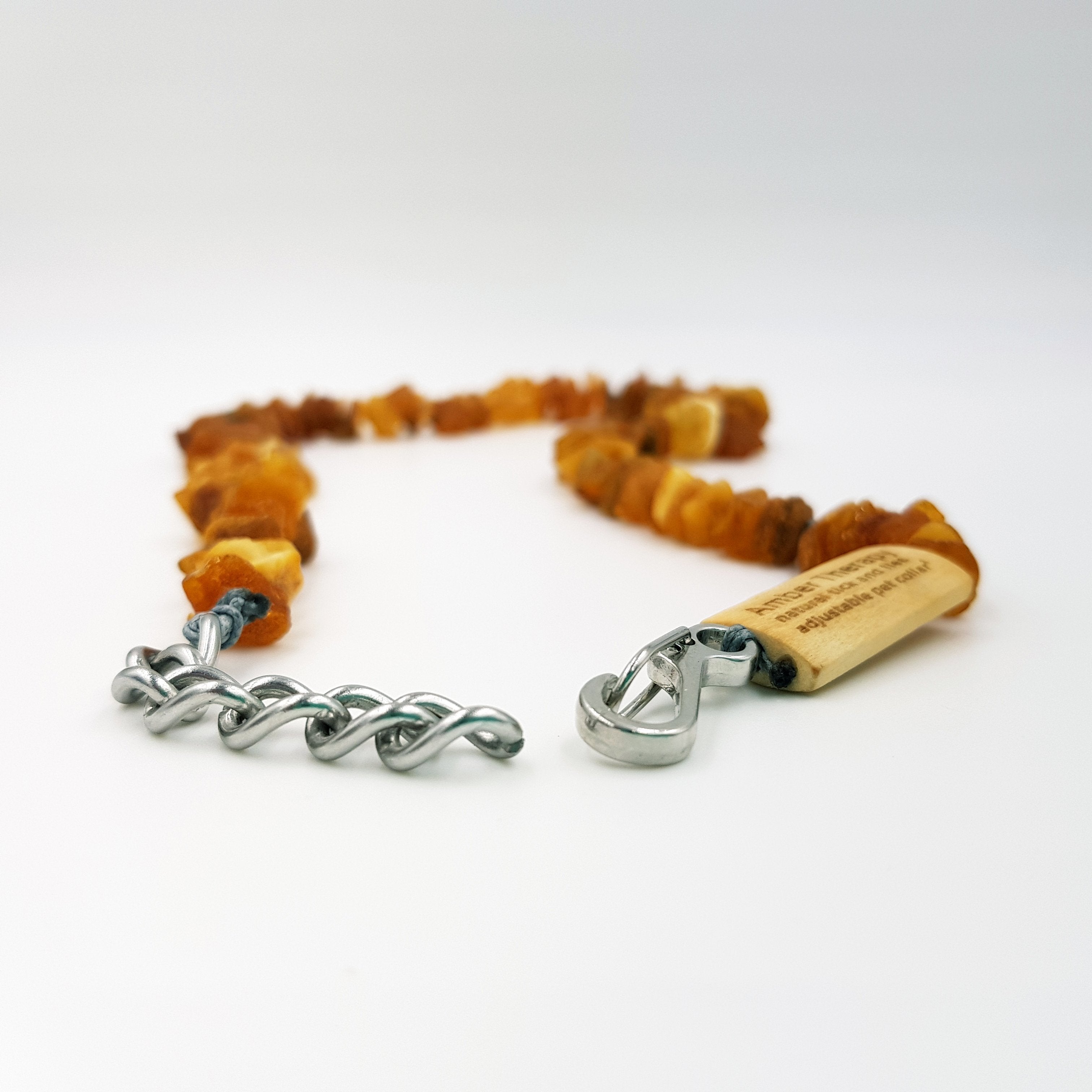 Large Dog Toffee Amber Collar (Amber Therapy)