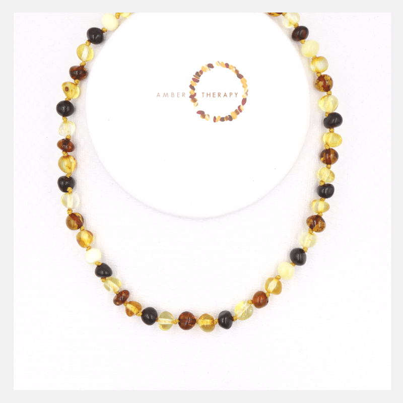 Child Multi Amber Necklace