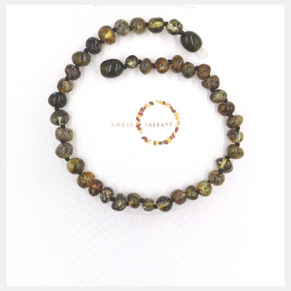 Adult Earth Amber Anklet