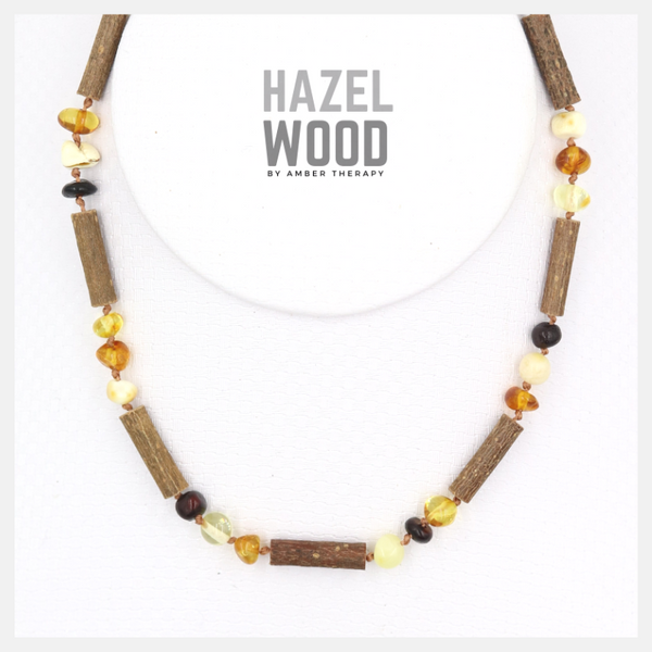 Child Multi Amber Hazelwood Necklace
