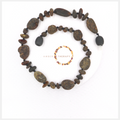 Adult Raw Earth Amber Anklet