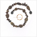 Adult Raw Earth Amber Anklet