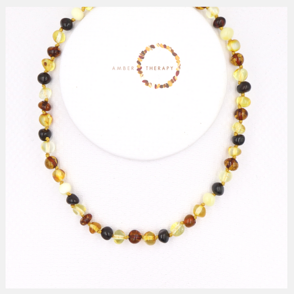 Adult Multi Amber Necklace