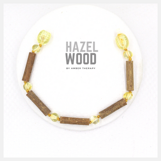 Child Honey Amber & Hazelwood Bracelet