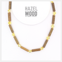 Adult Honey Amber & Hazelwood Necklace