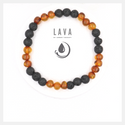 Lava & Toffee Amber Adult Bracelet