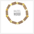 Adult Honey Amber & Hazelwood Bracelet