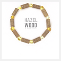 Adult Honey Amber & Hazelwood Bracelet