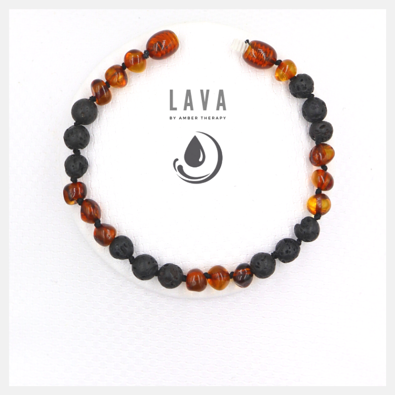 Lava & Toffee Amber Adult Bracelet