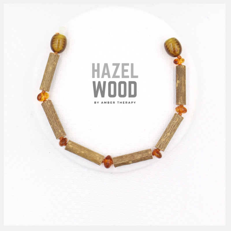 Child Toffee Amber & Hazelwood Bracelet / Anklet