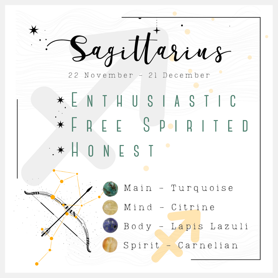 Sagittarius Adult Necklace