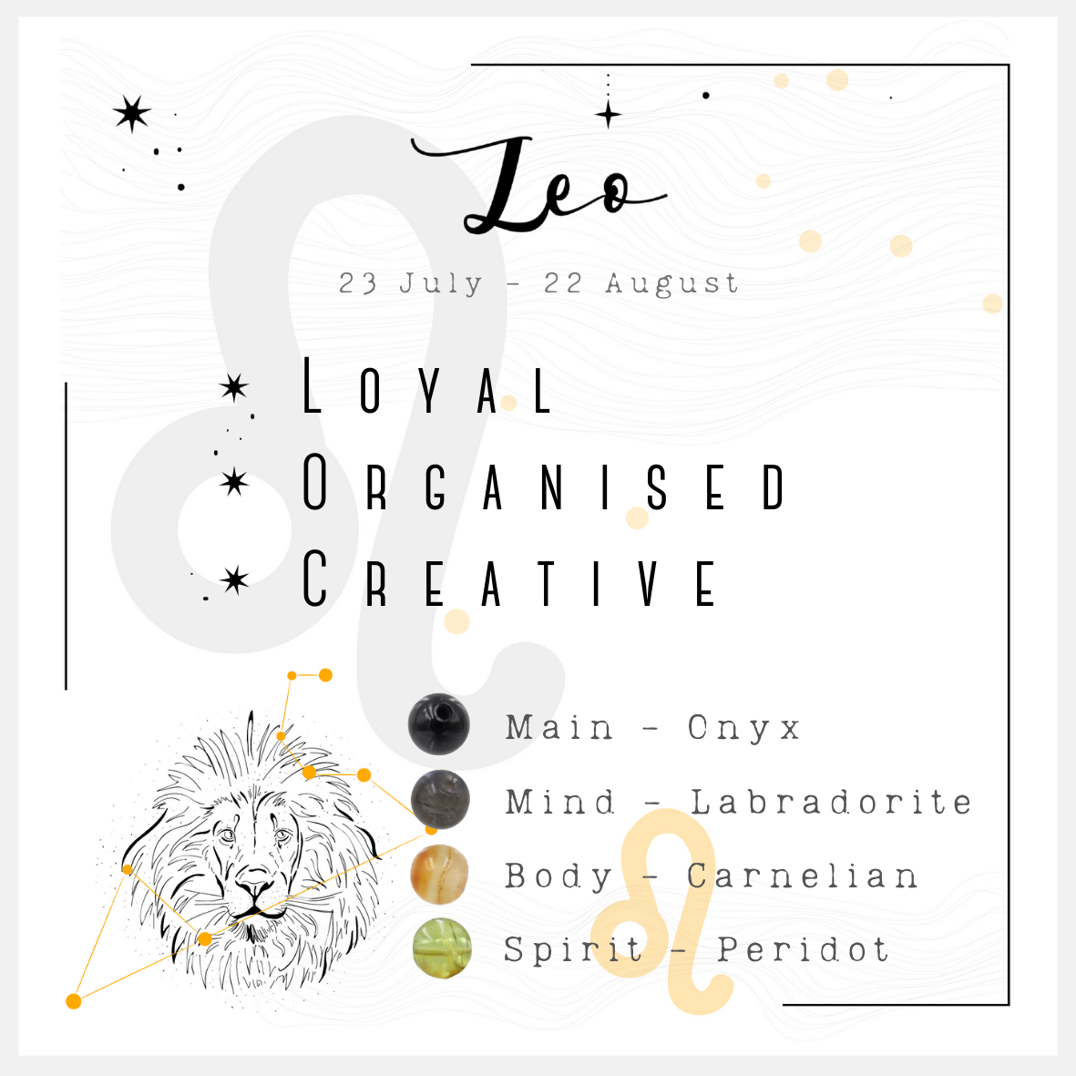 Leo Adult Bracelet