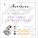 Aquarius Adult Bracelet