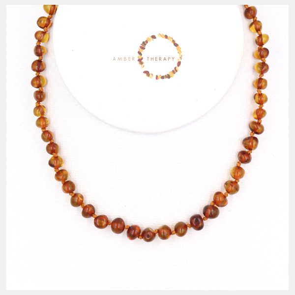 Adult Toffee Amber Necklace