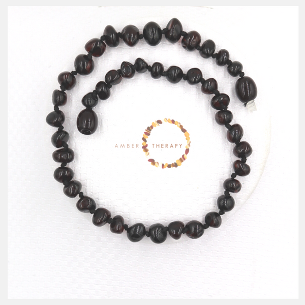 Adult Cherry Amber Anklet
