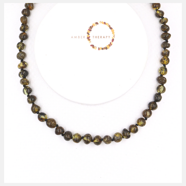 Adult Earth Amber Necklace