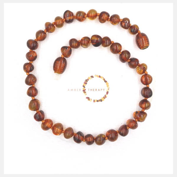Adult Toffee Amber Anklet