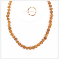 Adult Raw Toffee Amber Necklace